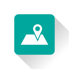 Map pointer vector icon