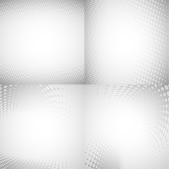 collection of halftone backgrounds