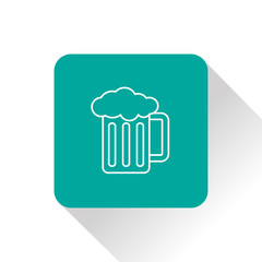 Glass of beer icon