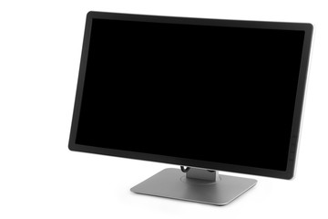 monitor with a black screen
