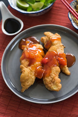 sweet and sour asian style chicken