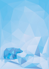 Obraz premium Modern vector bear