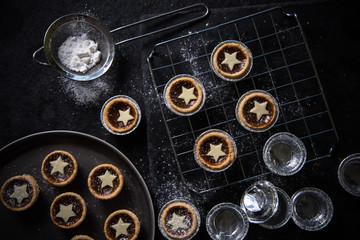 Traditional Christmas mince pie