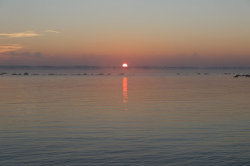 Obraz premium Calm pastel sunrise