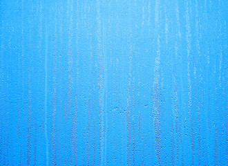 Water patterns on window