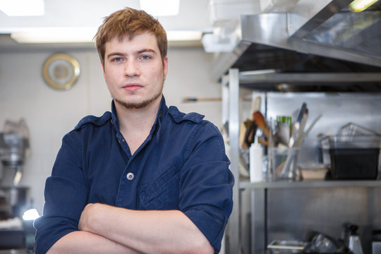 Young Chef In Kitchen