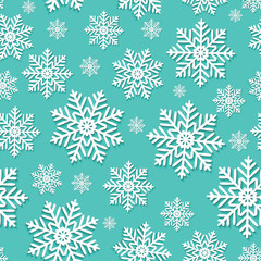 Abstract Christmas and New Year Seamless Pattern Background. Vec