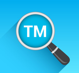 Trademark TM Icon Magnifying Glass