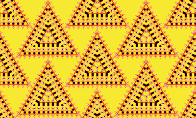 Native american style seamless pattern. Vector illustration