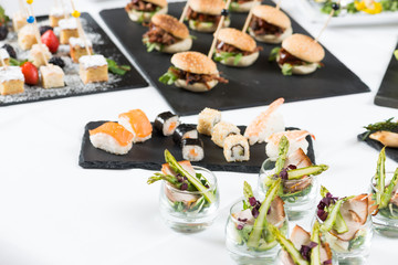 Fingerfood-Buffet in der Gastronomie