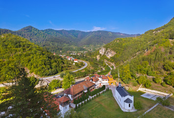 Fototapeta premium The medieval monastery Dobrun in Bosnia and Herzegovina