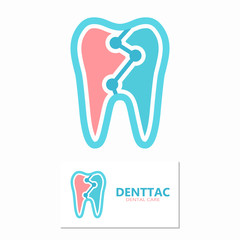 Tooth vector logo template