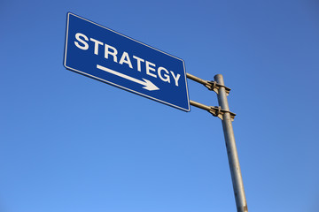Strategy Road Sign