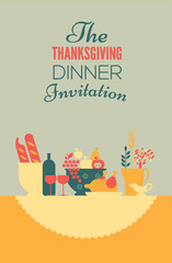 Thanksgiving invitation template