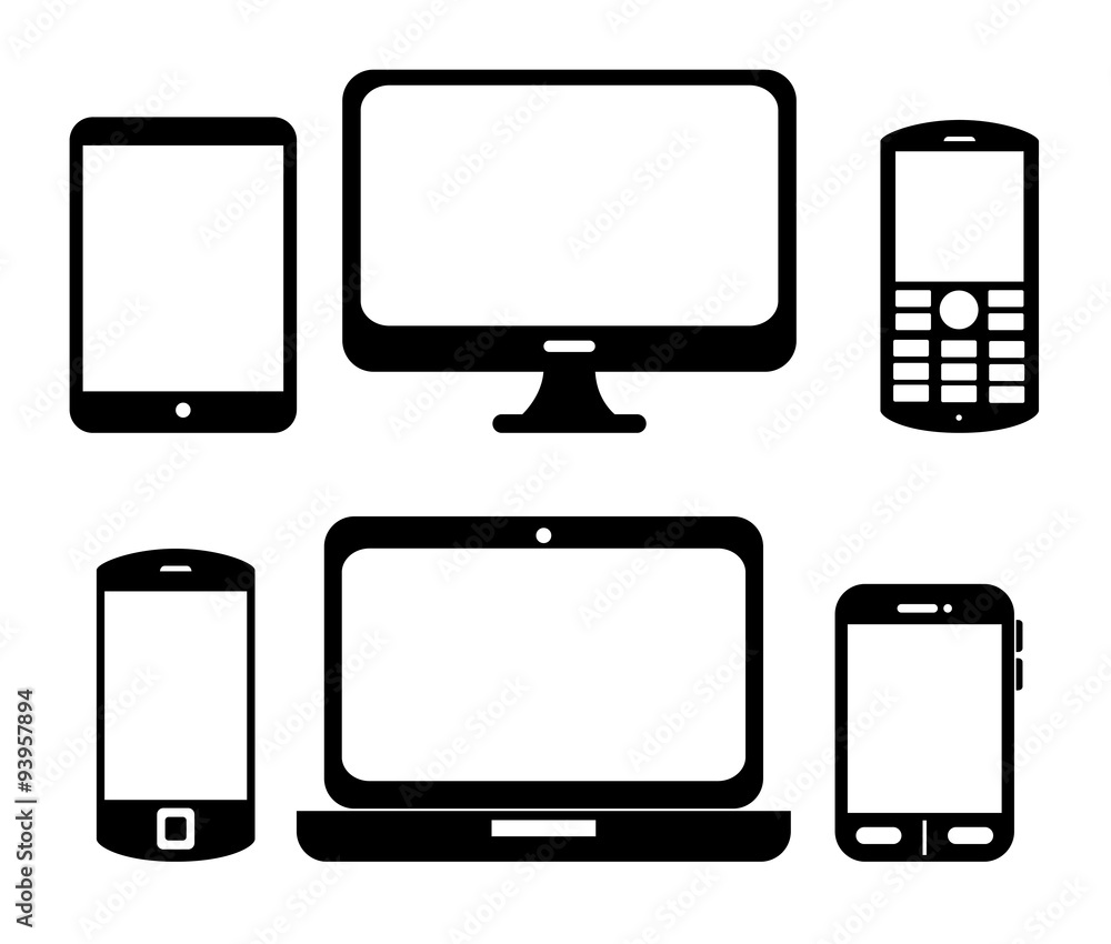 Poster responsive web design.