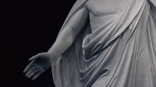 Washington DC LDS Mormon Temple Jesus Christ hand to face 4K 002