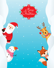 Christmas Ornaments On Circle Frame And Decoration, Merry Christmas, Xmas, Happy New Year, Objects, Animals, Festive, Celebrations