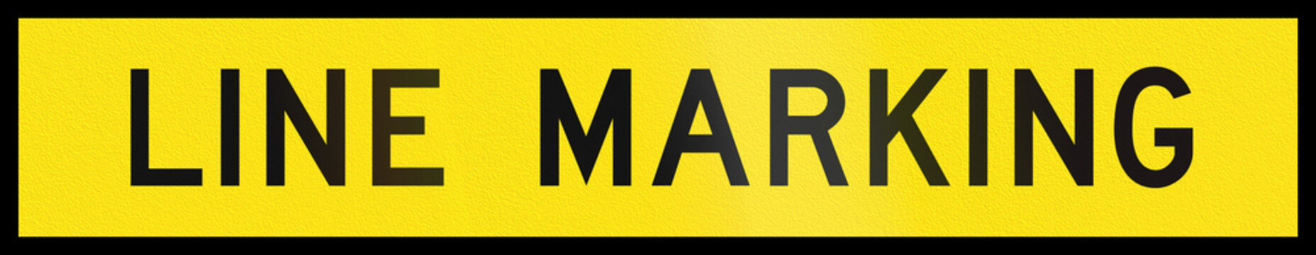 An Australian Additional Temporary Road Sign Used In Queensland - Line Marking