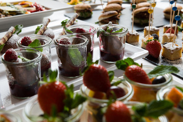 Fingerfood-Buffet in der Gastronomie