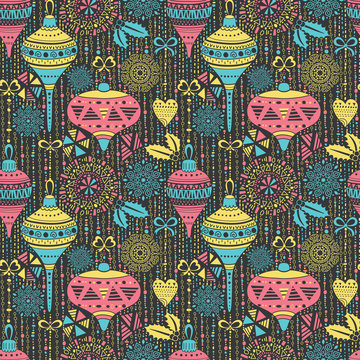 Christmas seamless pattern