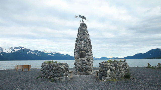 Seward historic marker coast P HD 8406