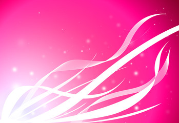 Pink wave and glitter