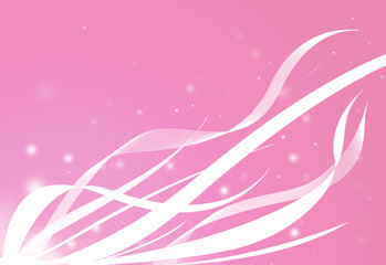 Pink wave and glitter