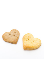 ハート型のクッキー