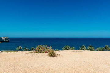 Barr Al Jissah in Oman. It is located about 20 km east of Muscat.