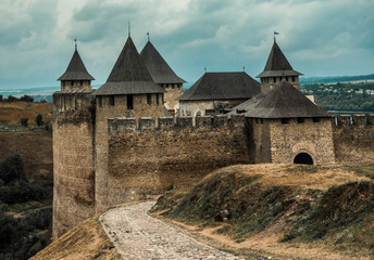 Fototapeta na wymiar Ukrainian Khotyn Fortress