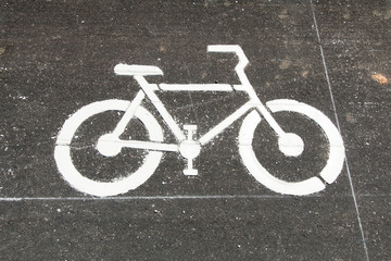 Close up front of new car parking on the asphalt road