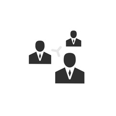 Handshake abstract logo vector design template