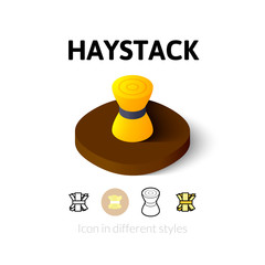 Haystack icon in different style