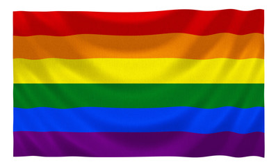 Fototapeta premium Gay rainbow equality flag