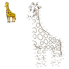 Connect the dots to draw animal 
