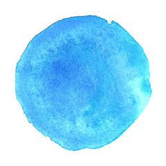 Abstract watercolor art hand paint isolated on white background