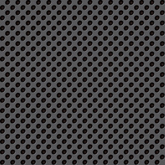 Perforated black surface