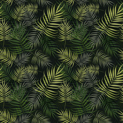 Palm leaves pattern