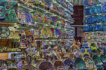 Colorful Turkish ceramics