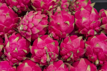 Dragon fruit , Pitaya on market