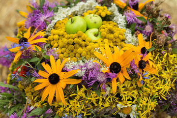 handmade  beautiful bouquets from flowers and herbs