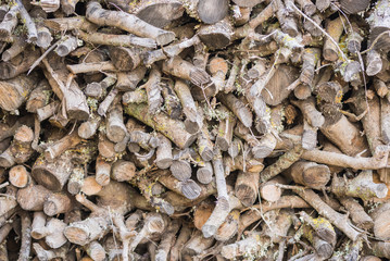 Holz Stapel Nutzholz Brennholz Hintergrund