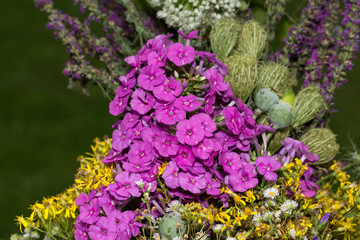 handmade  beautiful bouquets from flowers and herbs