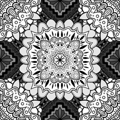 seamless black pattern
