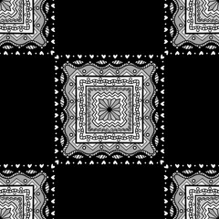 seamless black pattern