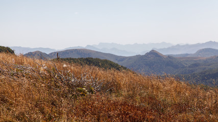Montenegro. Autumn in the mountains