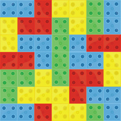 Pattern colorfull building blocks