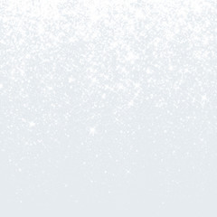 White sparkling texture of snowflakes