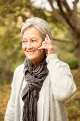 Senior woman in the park