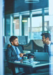 Consulting with colleague